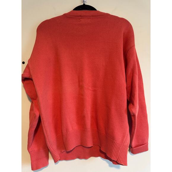 English Sports Shop Bermuda Crewneck Sweater M Cotton Crest Preppy Academia - Picture 2 of 8